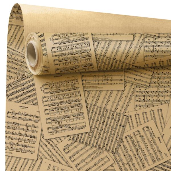 Patterned kraft roll Récital