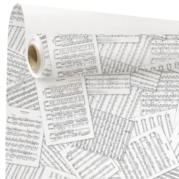 Rouleau kraft fantaisie Récital 0.79x40 m gris 60