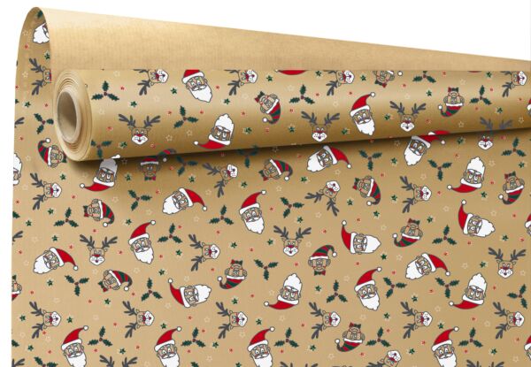 Kraft-SantaParty 0.69x50 m rouge 60
