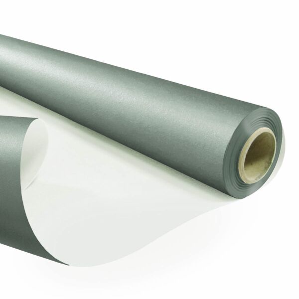 Water resistant kraft roll metallic 0.79x25 m argent 60