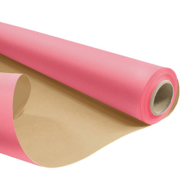 Water resistant natural kraft roll 0.79x25 m rose 60