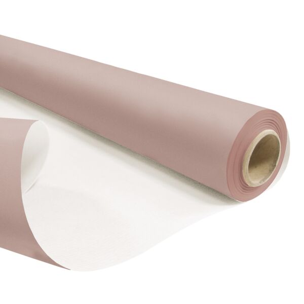 Water resistant whitened kraft roll 0.79x25 m rose 60