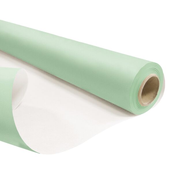 Rouleau kraft blanchi résistant à l'eau 0.79x25 m vert 60