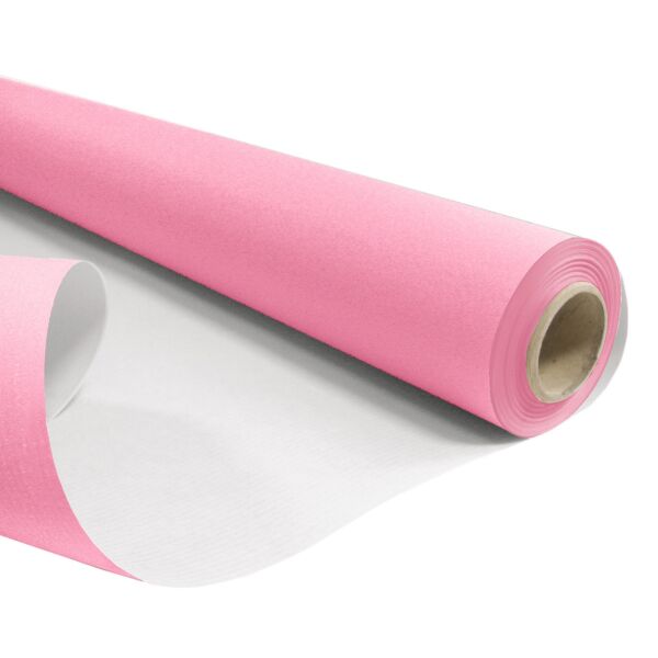 Whitened kraft roll 40m 0.79x40 m rose 60