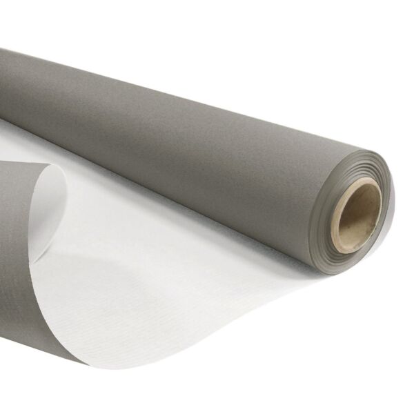Whitened kraft roll 40m 0.79x40 m gris 60