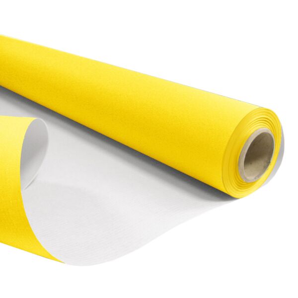 Whitened kraft roll 40m 0.79x40 m jaune 60