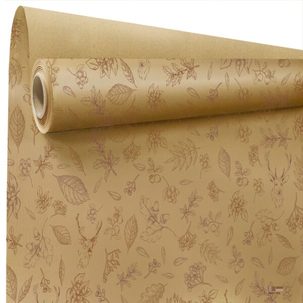 Water resistant kraft roll Variety 0.79x25 m rouge 60