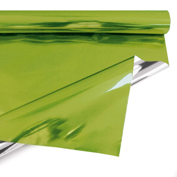 Metallic polypro roll for bouquets 0.69x50 m vert 30