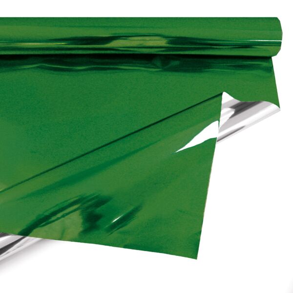 Metallic polypro roll for bouquets 0.69x50 m vert 30
