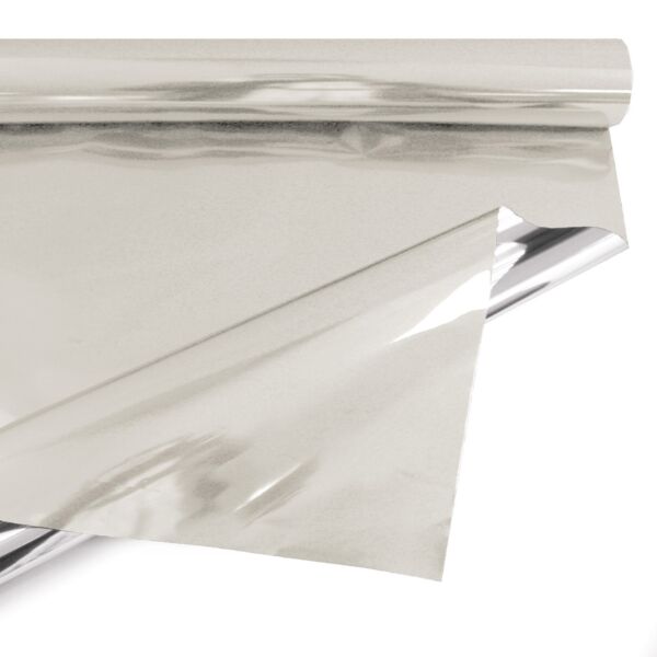 Metallic polypro roll for bouquets 0.69x50 m blanc 30