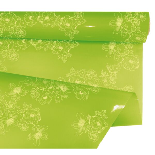 Rouleau fantaisie Claybrill Camila pour bouquets 0.80x25 m vert 35