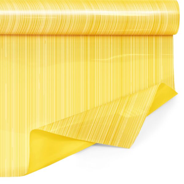 Patterned Claybrill roll Ritmic for bouquets 0.80x40 m jaune 35