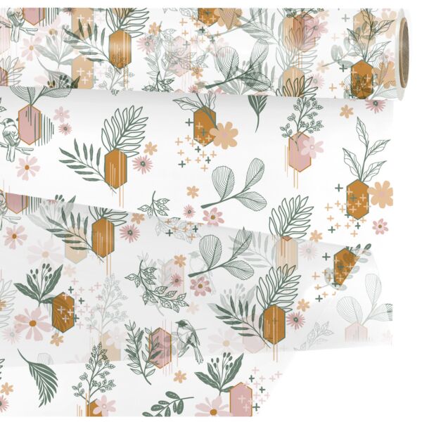 Rouleau d'opaline frosted fantaisie Danaé pour bouquets