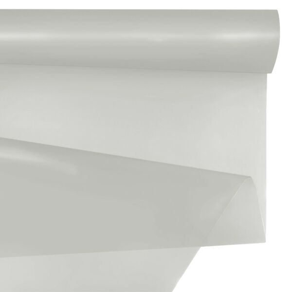 Plain frosted opaline roll for bouquets 0.69x50 m gris 35