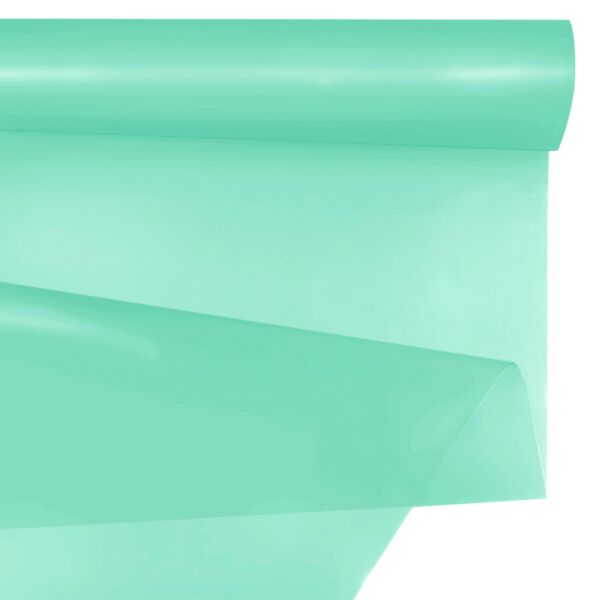 Rouleau d'opaline frosted unie pour bouquets 0.69x50 m vert 35
