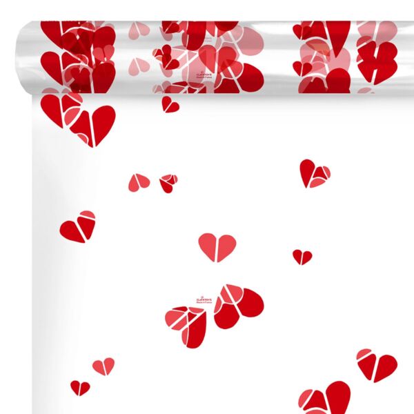 Patterned polypro roll Charming for Valentine's day