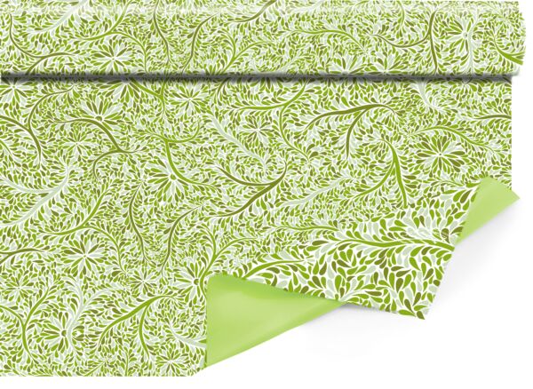 Patterned Claybrill roll Clarisan for bouquets 0.80x40 m vert 35