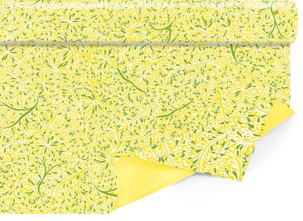 Patterned Claybrill roll Clarisan for bouquets 0.80x40 m jaune 35