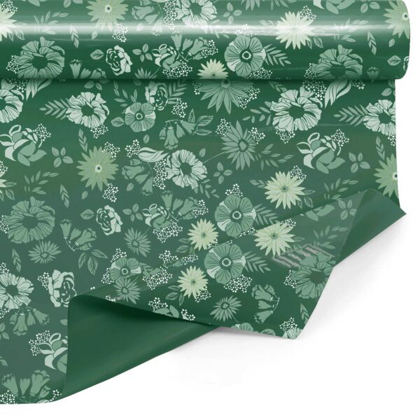 Rouleau fantaisie Claybrill Promesse pour bouquets 0.79x40 m vert 35