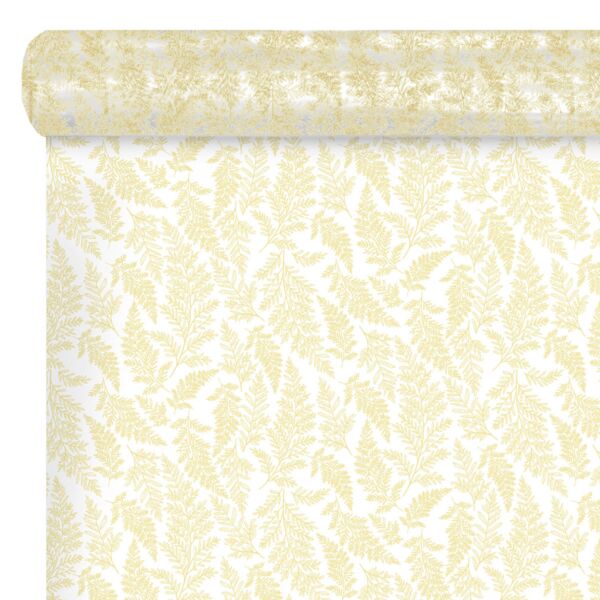 Patterned polypro roll Cyrielle for bouquets 0.80x100 m beige 35