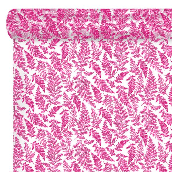 Patterned polypro roll Cyrielle for bouquets 0.80x100 m rose 35