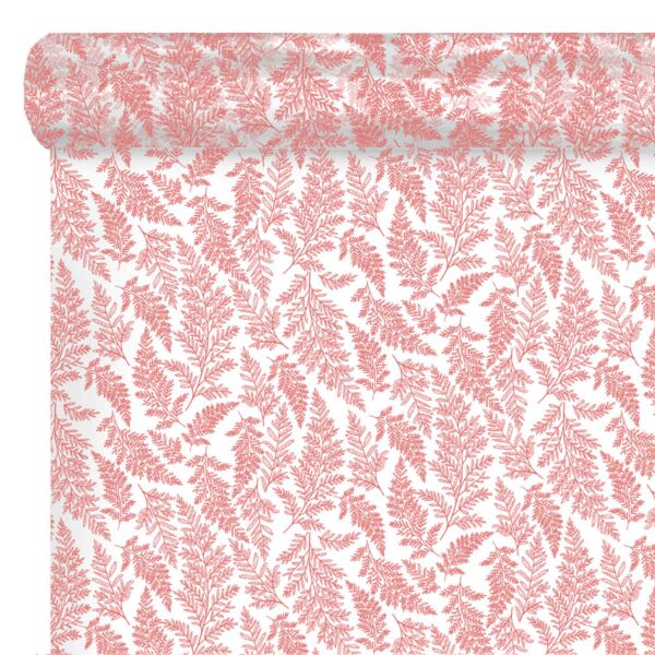 Patterned polypro roll Cyrielle for bouquets 0.80x100 m rose 35