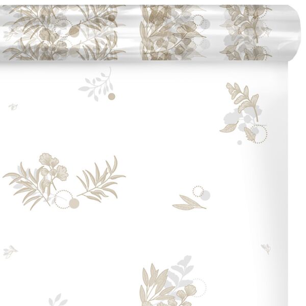 Rouleau de polypropylène fantaisie Diane pour mariage 0.80x120 m beige 35