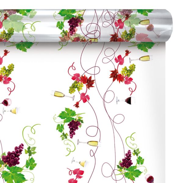 Rouleau de polypropylène fantaisie Vin pour bouquets