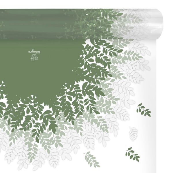 Polypro printed sheets in roll Mélodie for water reserve 0.60x40 m vert 40