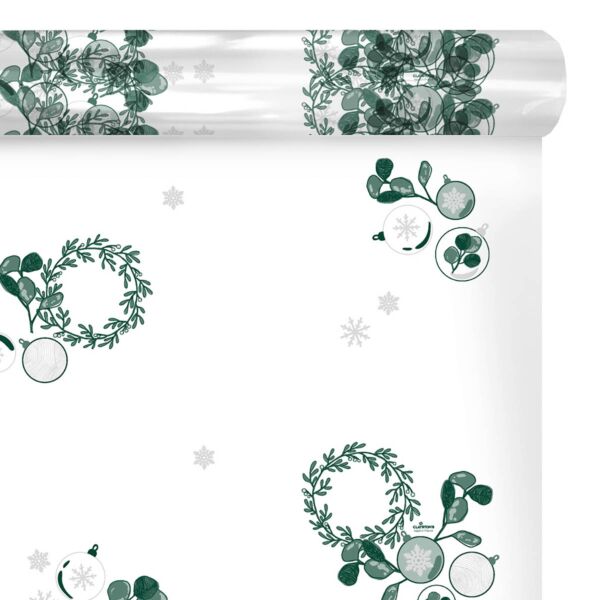 Patterned polypro roll Noélia for Christmast