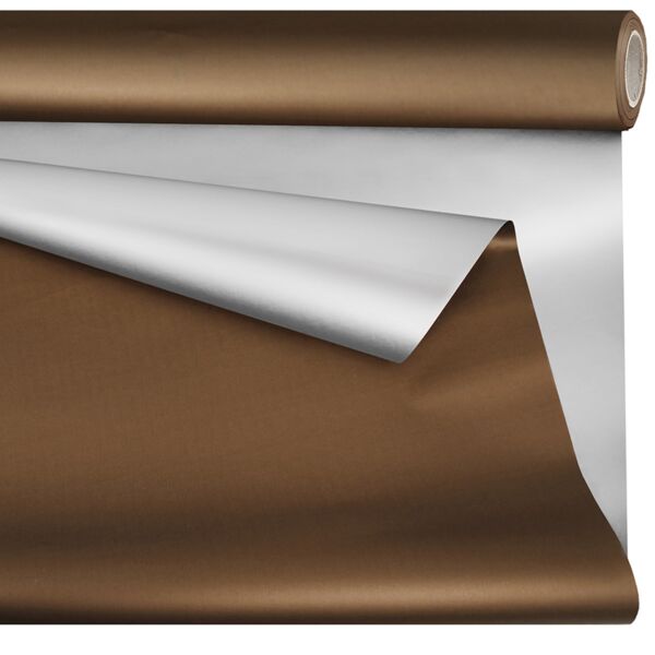 Mat metallic polypro roll Duo 0.79x25 m marron 35