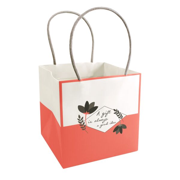 Sac en carton Mood avec poignées ruban