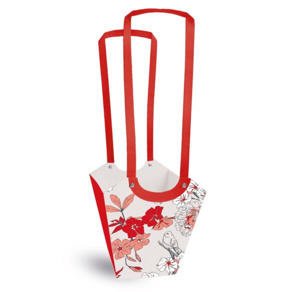 Aqua birdy bag b:110 B:110 H:190 mm rouge