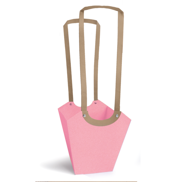 Bag Aqua Light Pink - M - (11x11x20cm) 1TK