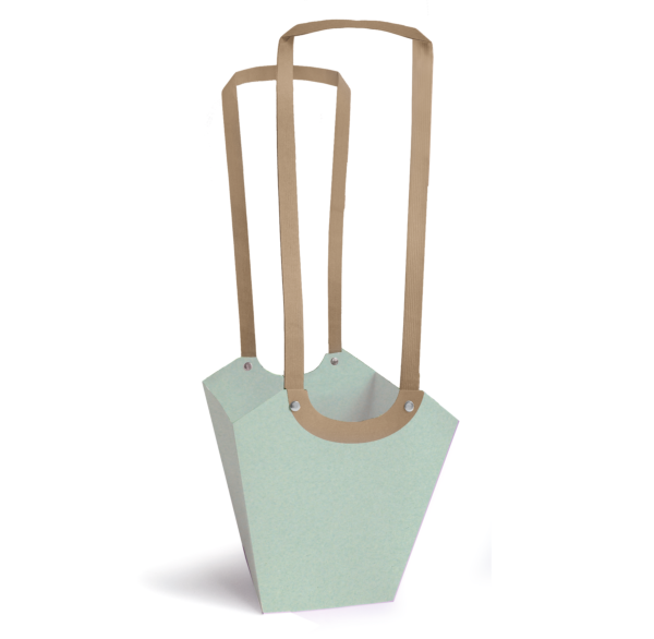 Bag Aqua Sage Green - M - (11x11x20cm) 1TK