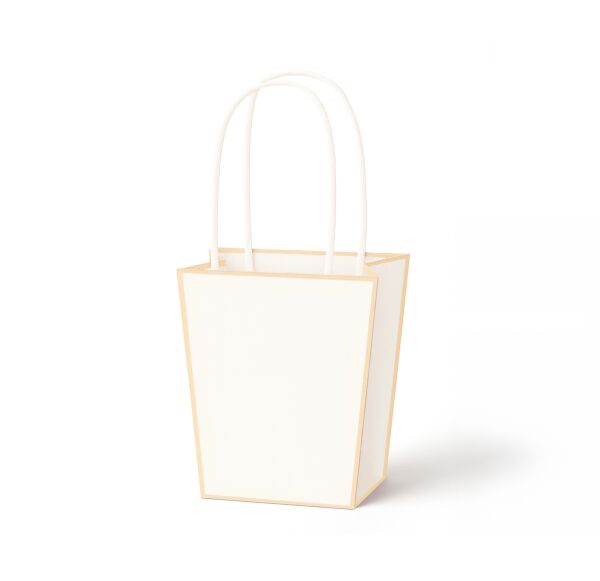 Sac en carton Signature pour le transport 110 x 150 x 170 mm beige