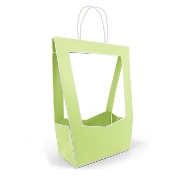 See-through cardboard bag Médaillon