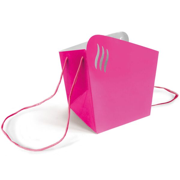 Sac en carton résistant à l'eau Alagos pour le transport 145 x 170 x 145 mm rose