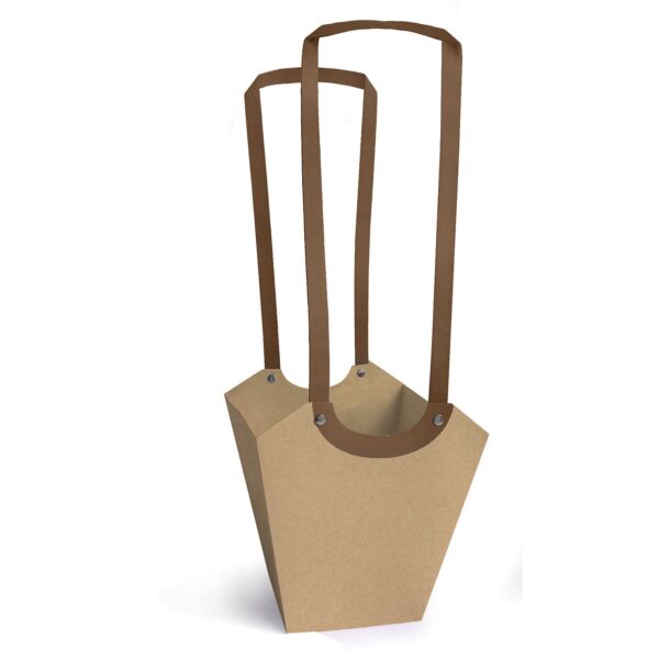 Water resistant cardboard bag Aqua for transport
