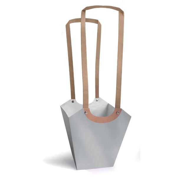 Bag Aqua Grey - M - (11x11x20cm) 1TK