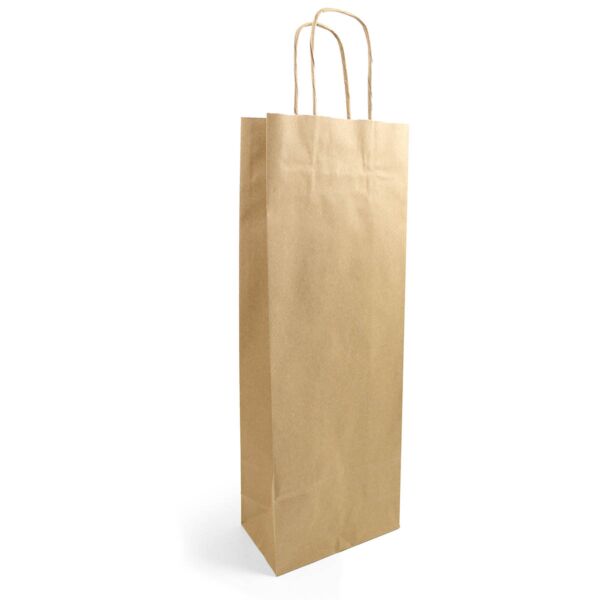 Bottle Bags Bouteille 80 x 140 x 390 mm naturel
