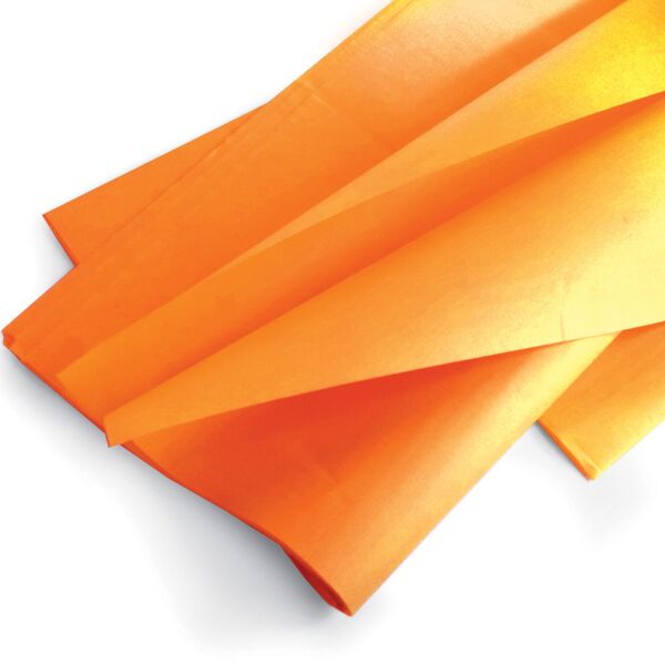 Water resistant silk paper sheets Cosmos 50.8x76 cm orange 17