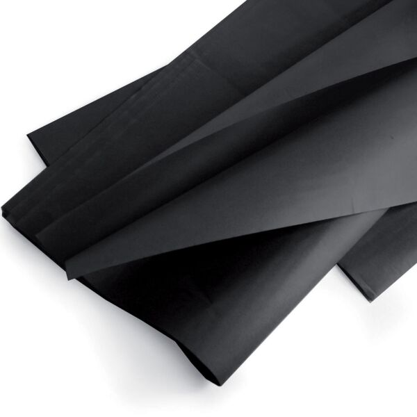 Water resistant silk paper sheets Cosmos 50.8x76 cm noir 17