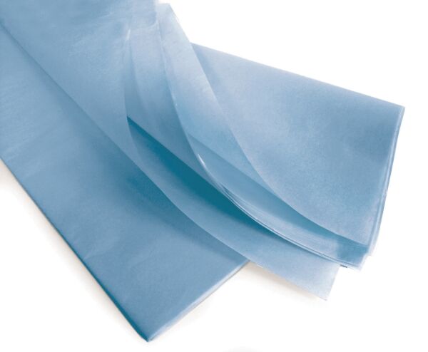 Water resistant silk paper sheets in a tube Sirius Tube 50x75 cm bleu 17