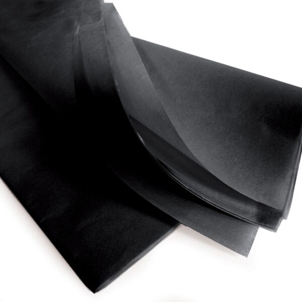 Water resistant silk paper sheets in a tube Sirius Tube 50x75 cm noir 17