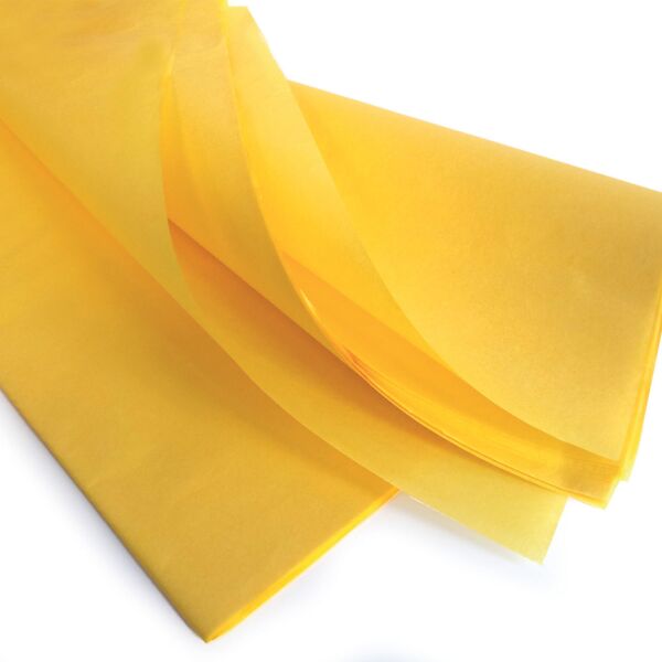 Rames de papier de soie résistantes à l'eau Sirius 50x75 cm jaune 17