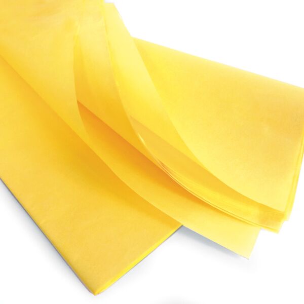 Water resistant silk paper sheets Sirius 50x75 cm jaune 17