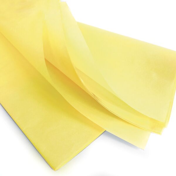Rames de papier de soie résistantes à l'eau Sirius 50x75 cm jaune 17