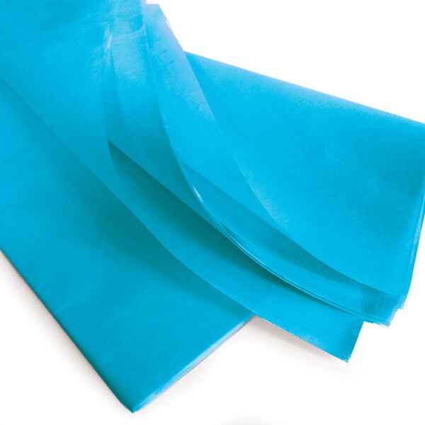 Water resistant silk paper sheets Sirius 50x75 cm bleu 17
