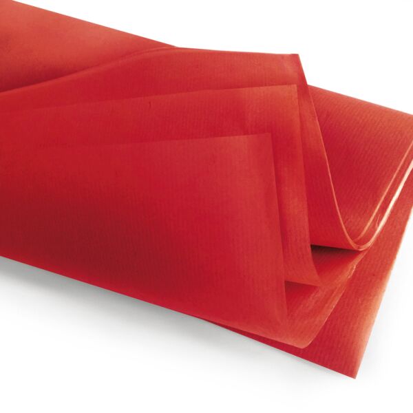 Water resistant silk paper sheets Sirius ray 50x75 cm rouge 17